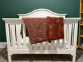 Brown Embroidery Floral